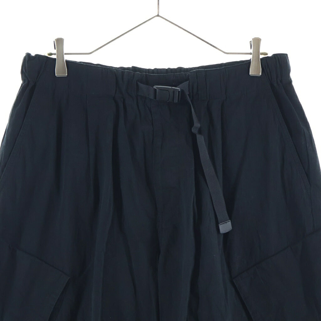 UNDERCOVER(アンダーカバー) 26SS ベルテッド イージーカーゴショーツ ハーフパンツ ブラック UP1F4510-2