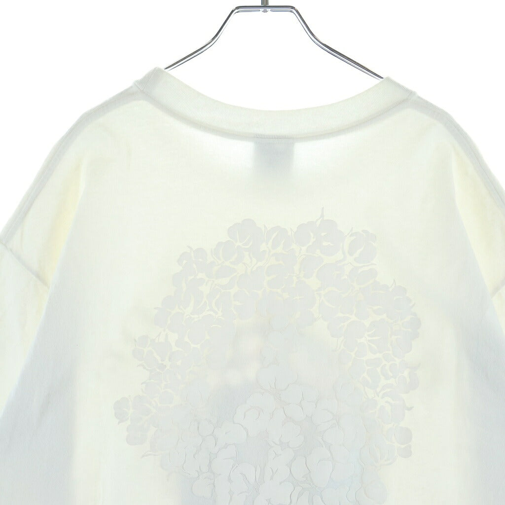 READY MADE(レディメイド) 22SS ×DENIM TEARS COTTON WREATH TEE デニムティアーズ 両面プリントTシャツ 半袖クルーネックカットソー ホワイト RE-DT-WH-00-00-12
