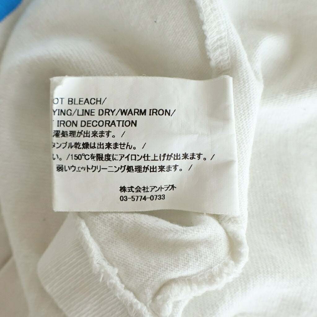 READY MADE(レディメイド) 22SS ×DENIM TEARS COTTON WREATH TEE デニムティアーズ 両面プリントTシャツ 半袖クルーネックカットソー ホワイト RE-DT-WH-00-00-12