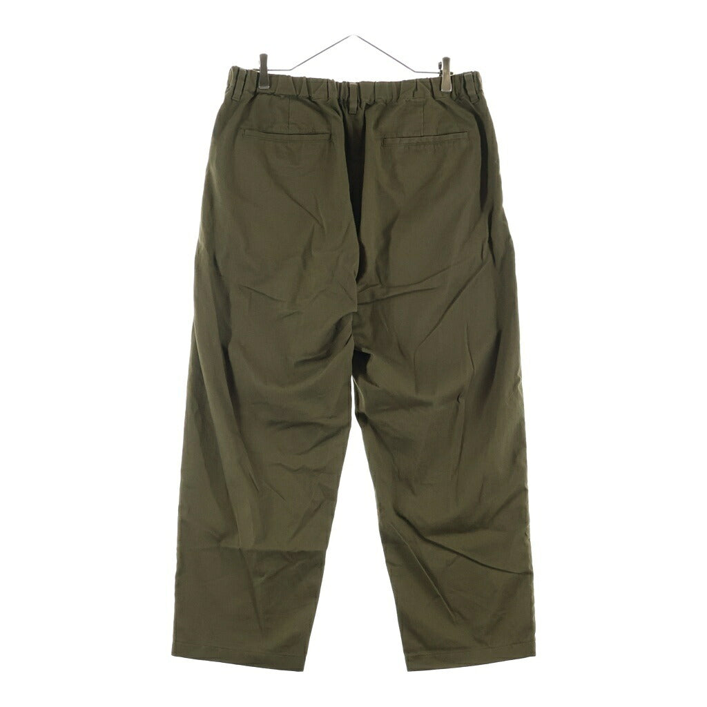 UNDERCOVER(アンダーカバー) 26SS フロントグラフィックプリント コットンイージーパンツ カーキ UP1F9501-1