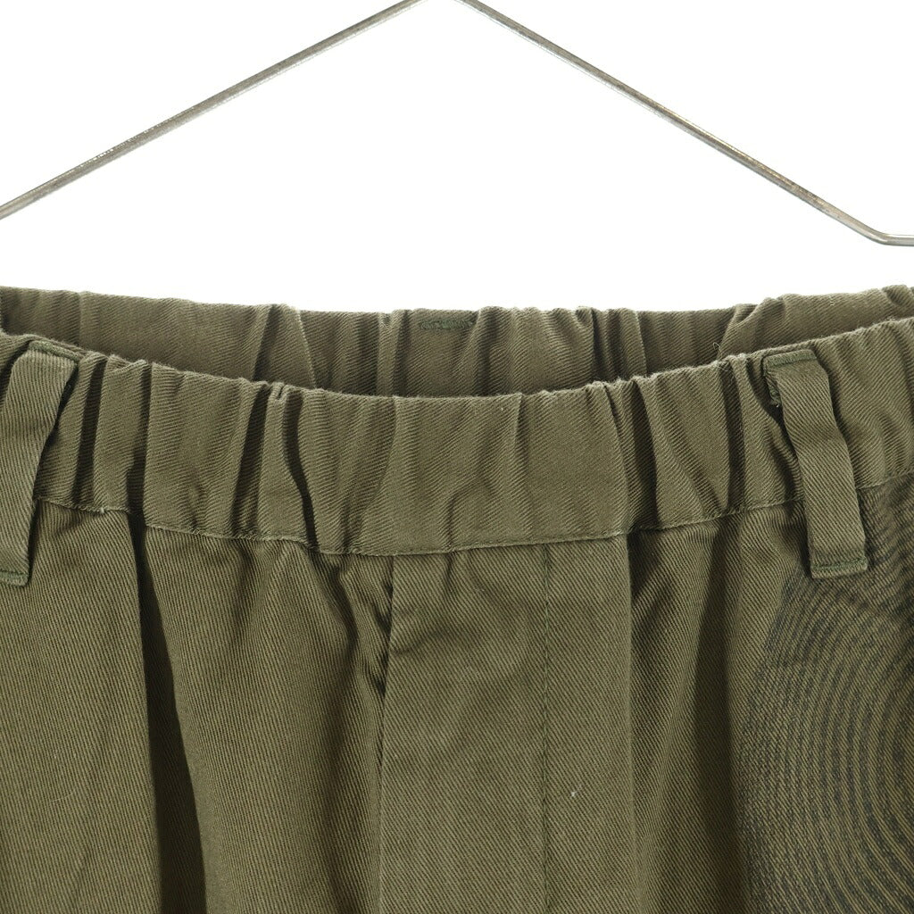 UNDERCOVER(アンダーカバー) 26SS フロントグラフィックプリント コットンイージーパンツ カーキ UP1F9501-1