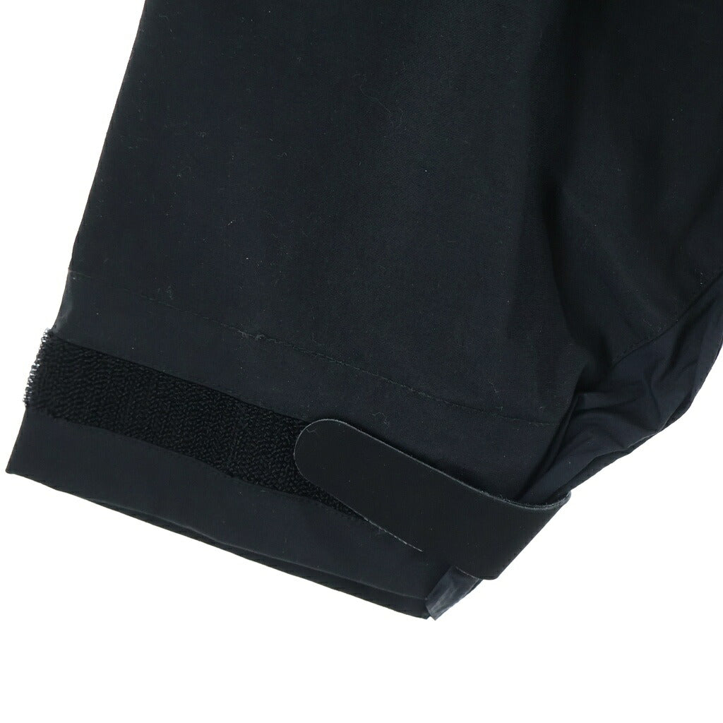 COMFY OUTDOOR GARMENT(コンフィ) 異素材ドッキング加工 サイドジップ モックネックプルオーバー ブラック CMF2002-CS09C
