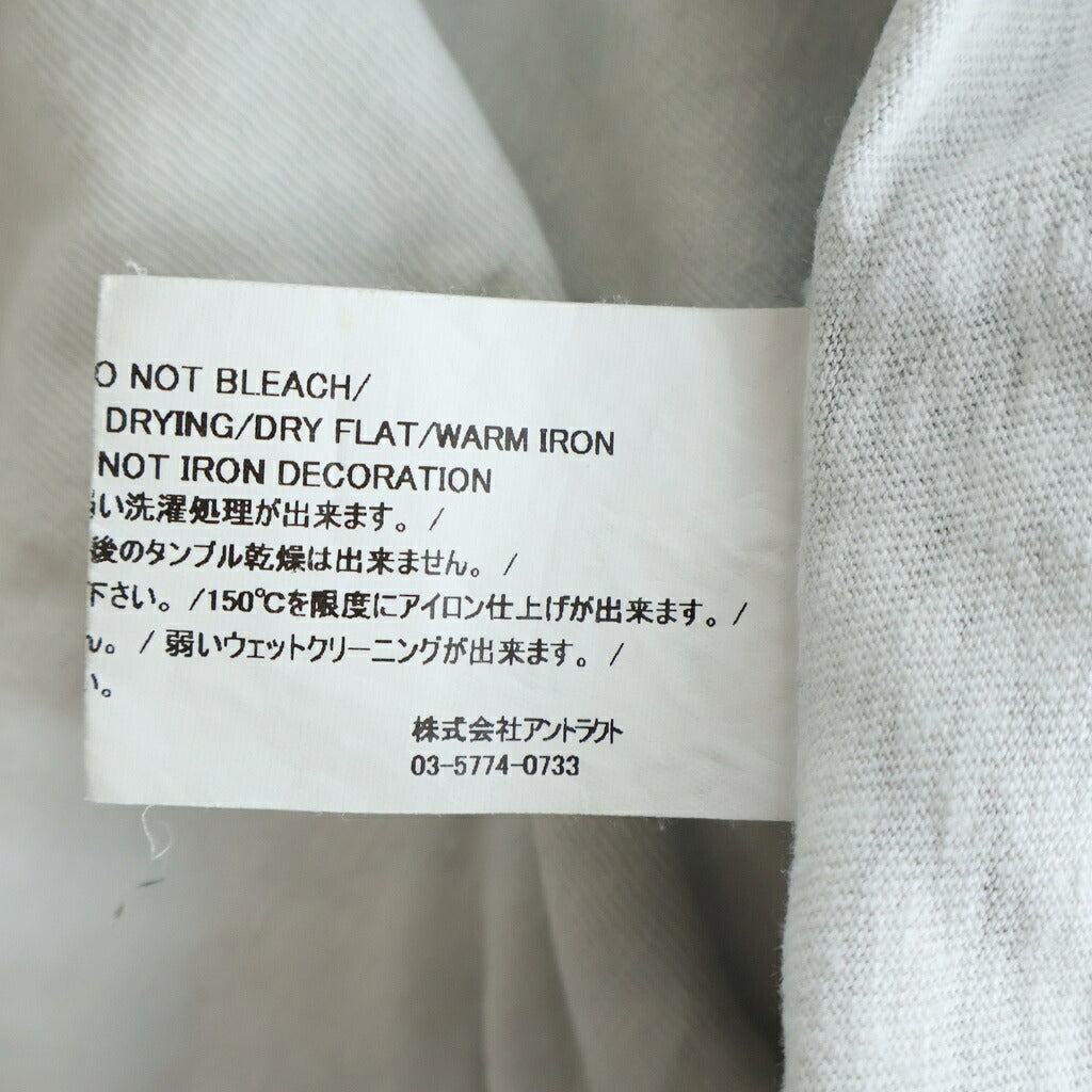 READY MADE(レディメイド) 24SS T-SHIRT RINGER 両面プリント リンガーTシャツ 半袖クルーネックカットソー ホワイト RE-CO-WH-00-00-276