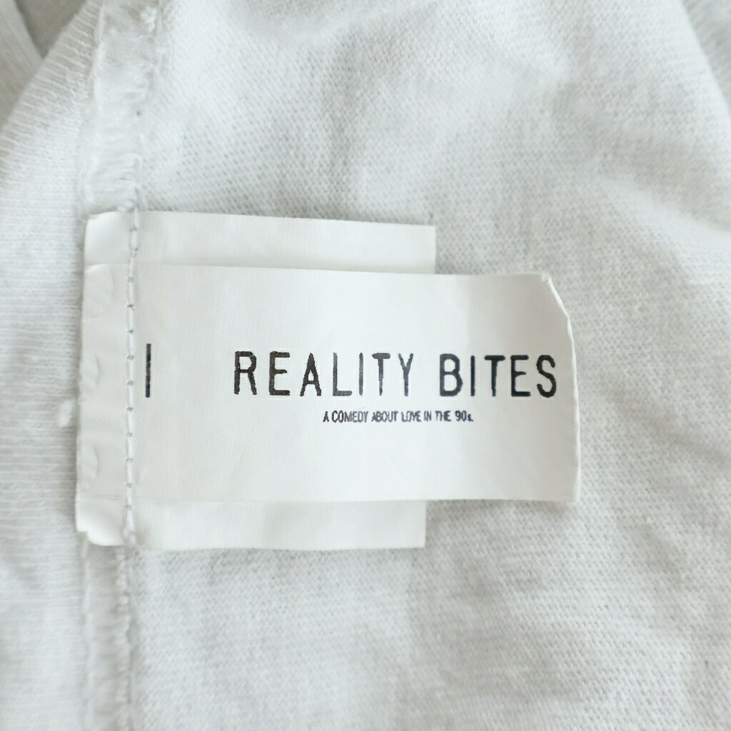 WEBER(ウェーバー) ×REALITY BITES T-SHIRT SCENE1 リアリティ・バイツ フロントプリントTシャツ 半袖クルーネックカットソー ホワイト