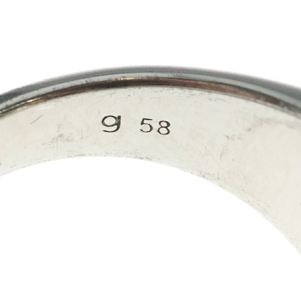 TOMWOOD(トムウッド) KAY RING POLISHED ONYX ケイ リング ポリッシュ オニキス シグネットリング 指輪 シルバー/ブラック 101276