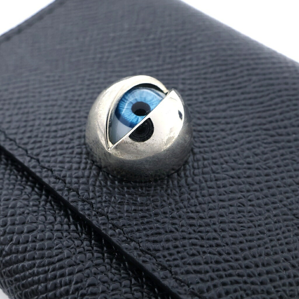 UNDERCOVER(アンダーカバー) 25SS THIRD EYE CARD POUCH 第三の目 カウハイド レザーカードポーチ ブラック UC1E4P01