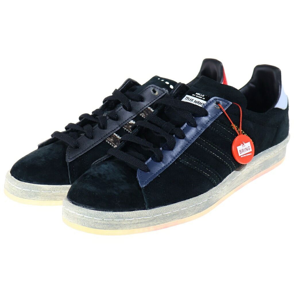 adidas(アディダス) ×size? CAMPUS 80S FIGHT CLUB サイズ? キャンパス ファイトクラブ ローカットスニーカー ブラック US9.5/27.5cm GY3890