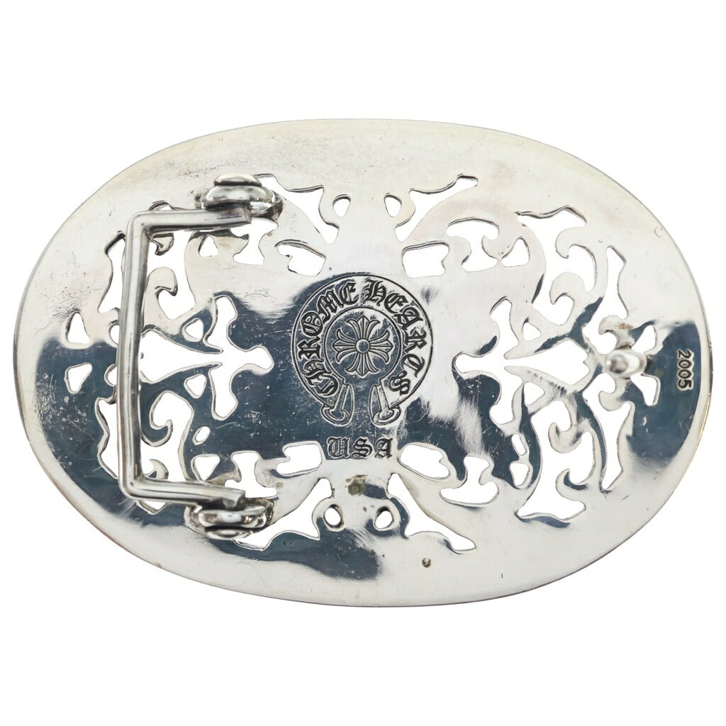 CHROME HEARTS(クロムハーツ) BUCKL OVAL EXLG STAR バックルオーバルスター エクストララージ シルバー