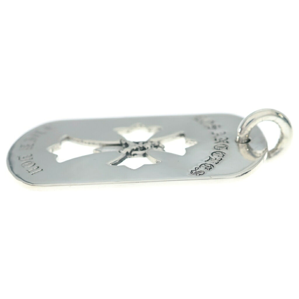 CHROME HEARTS(クロムハーツ) D TAG LRG LTD LOS ANGELS ロサンゼルス限定 ラージドッグタグ ネックレストップ シルバー