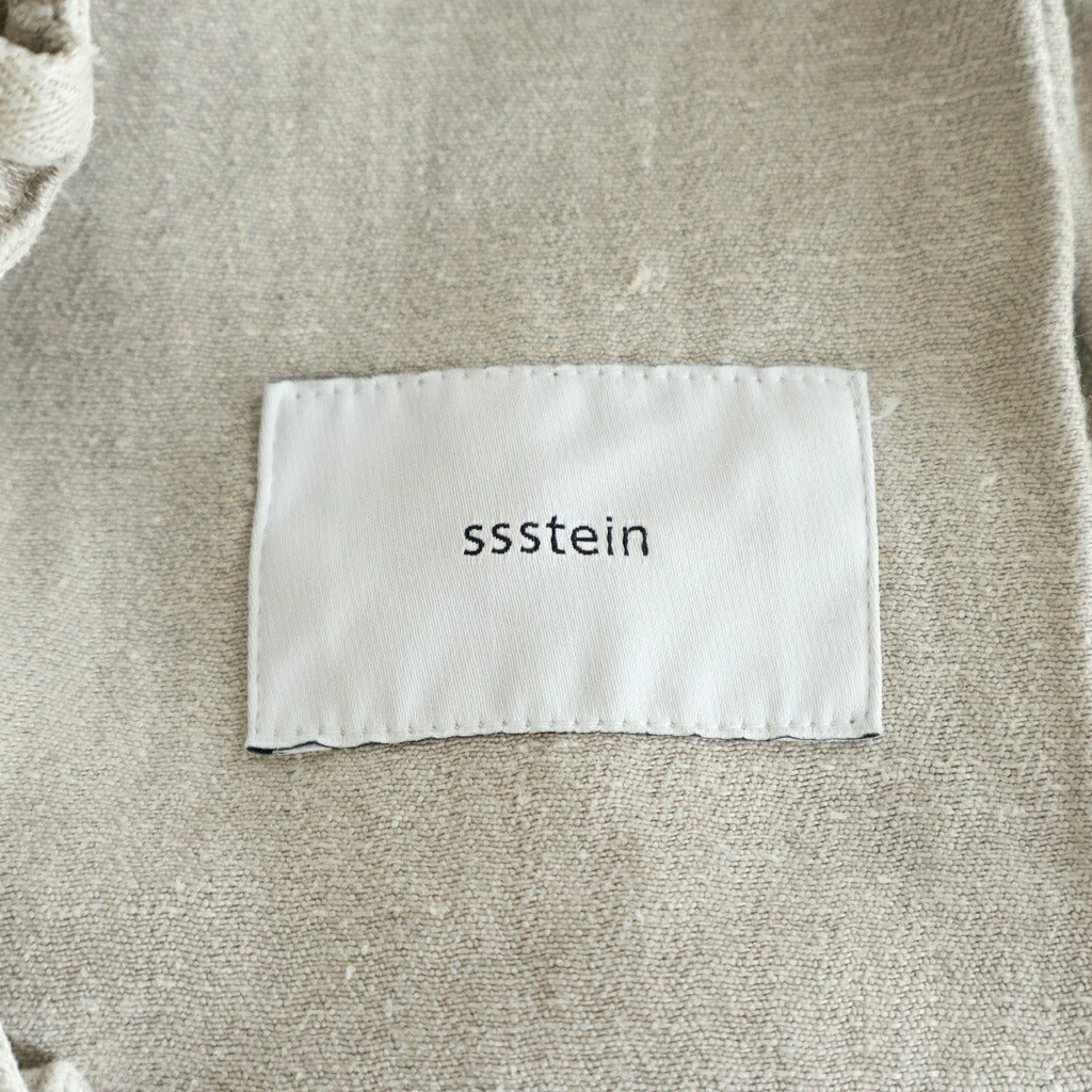 Stein(シュタイン) HEAVY LINEN HERRINGBONE WIDE EASY TROUSERS ヘビー リネン ヘリンボーン ワイド イージー スラックス ベージュ ST.1242