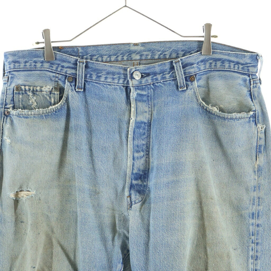 Levi's(リーバイス) 80S VINTAGE 501 ヴィンテージ ボタン裏555 バレンシア工場 ボタンフライ ストレートデニムパンツ インディゴ