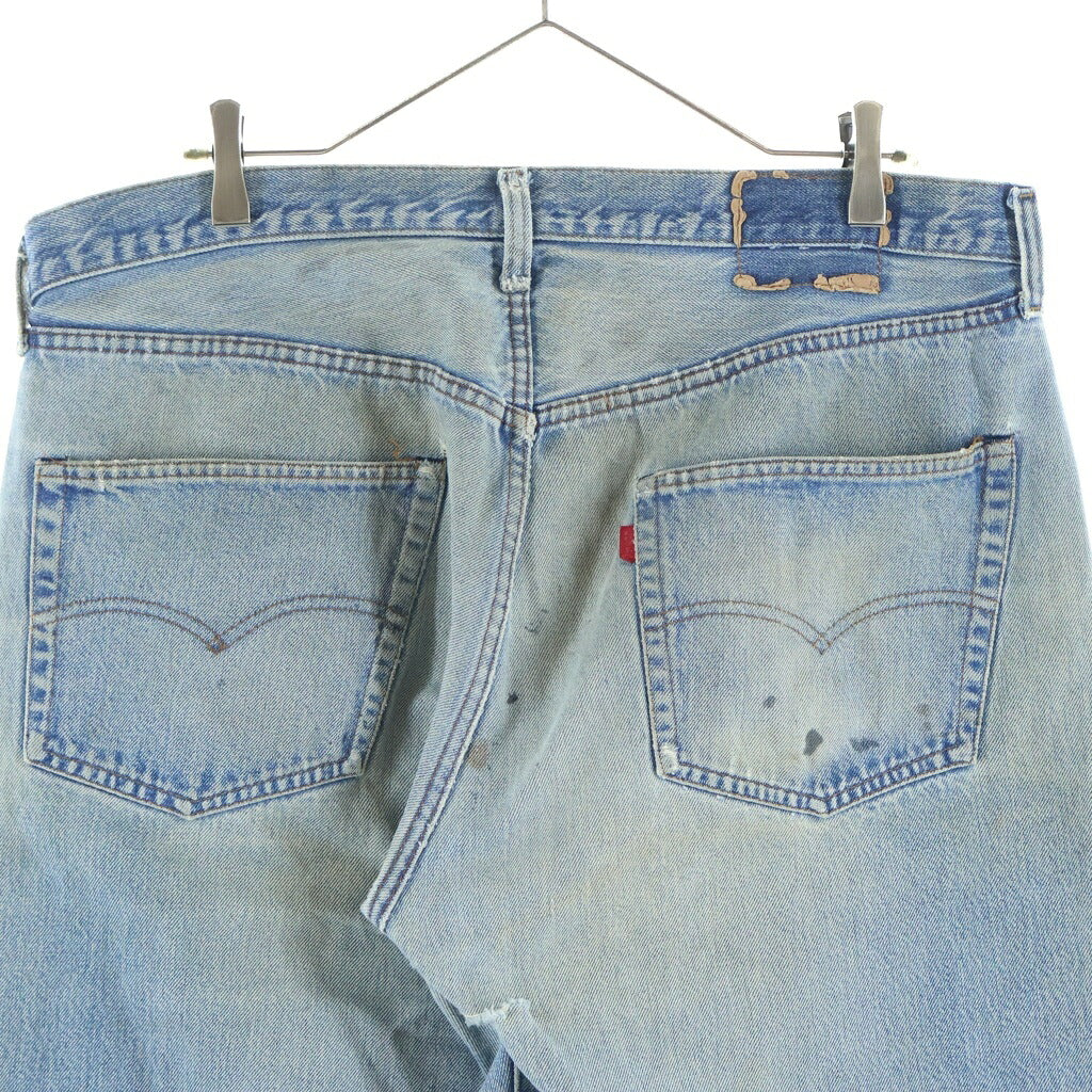 Levi's(リーバイス) 80S VINTAGE 501 ヴィンテージ ボタン裏555 バレンシア工場 ボタンフライ ストレートデニムパンツ インディゴ