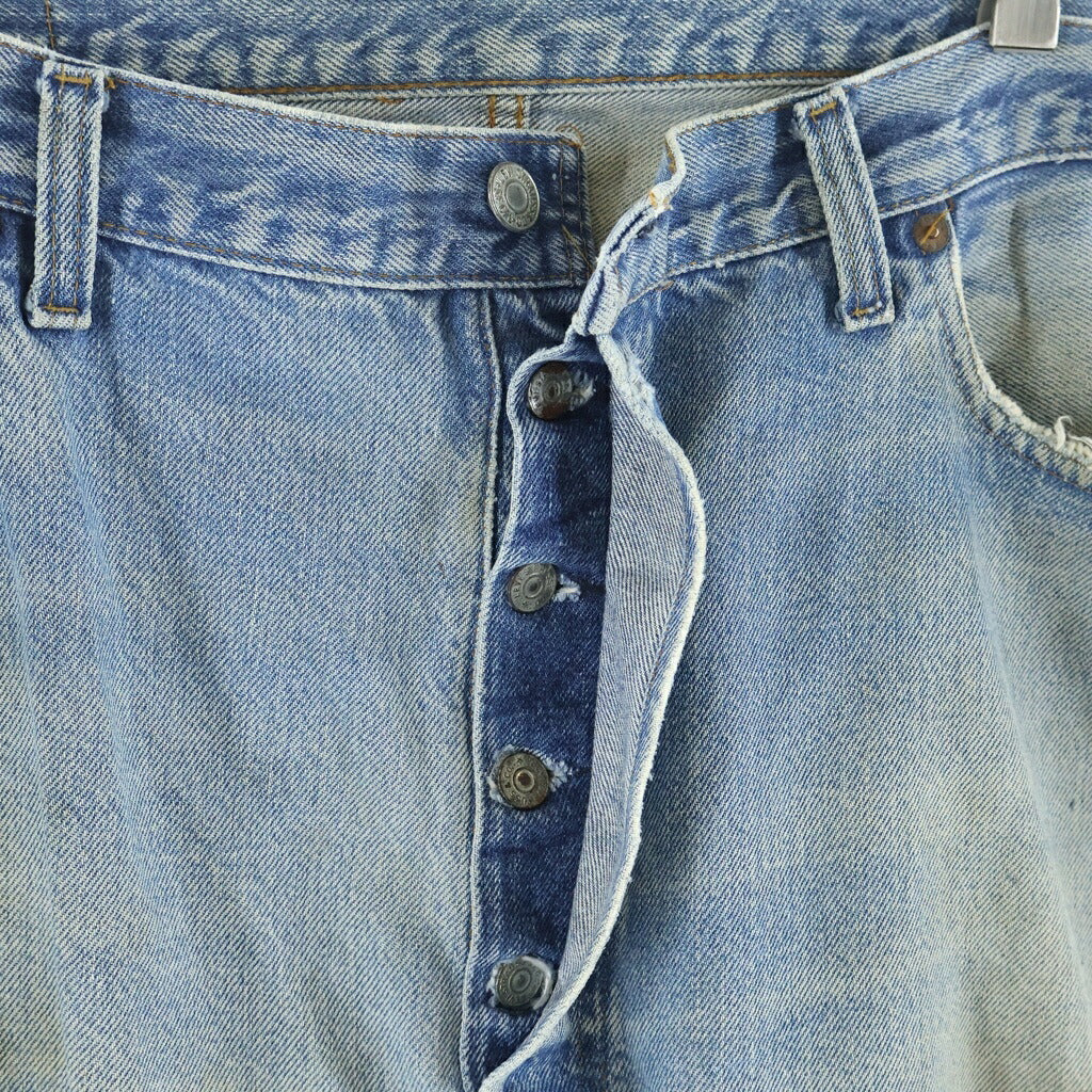 Levi's(リーバイス) 80S VINTAGE 501 ヴィンテージ ボタン裏555 バレンシア工場 ボタンフライ ストレートデニムパンツ インディゴ