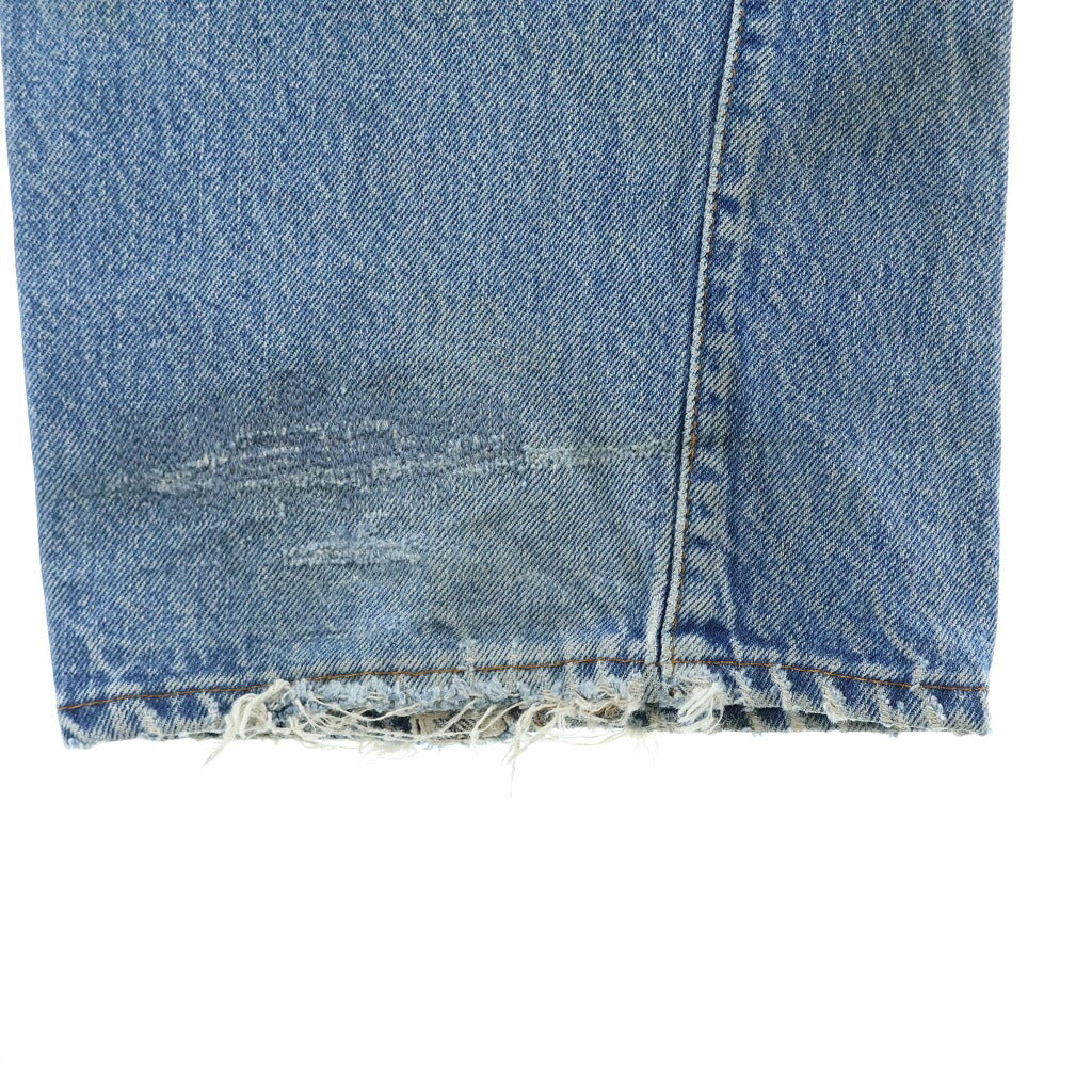 Levi's(リーバイス) 80S VINTAGE 501 ヴィンテージ ボタン裏555 バレンシア工場 ボタンフライ ストレートデニムパンツ インディゴ