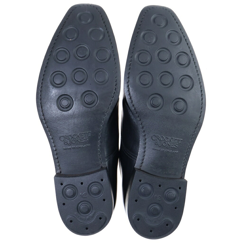 Crockett&Jones(クロケットアンドジョーンズ) NORWICH ノーリッチ 外羽根 ストレートチップ レザー ドレスシューズ ブラック 25140A