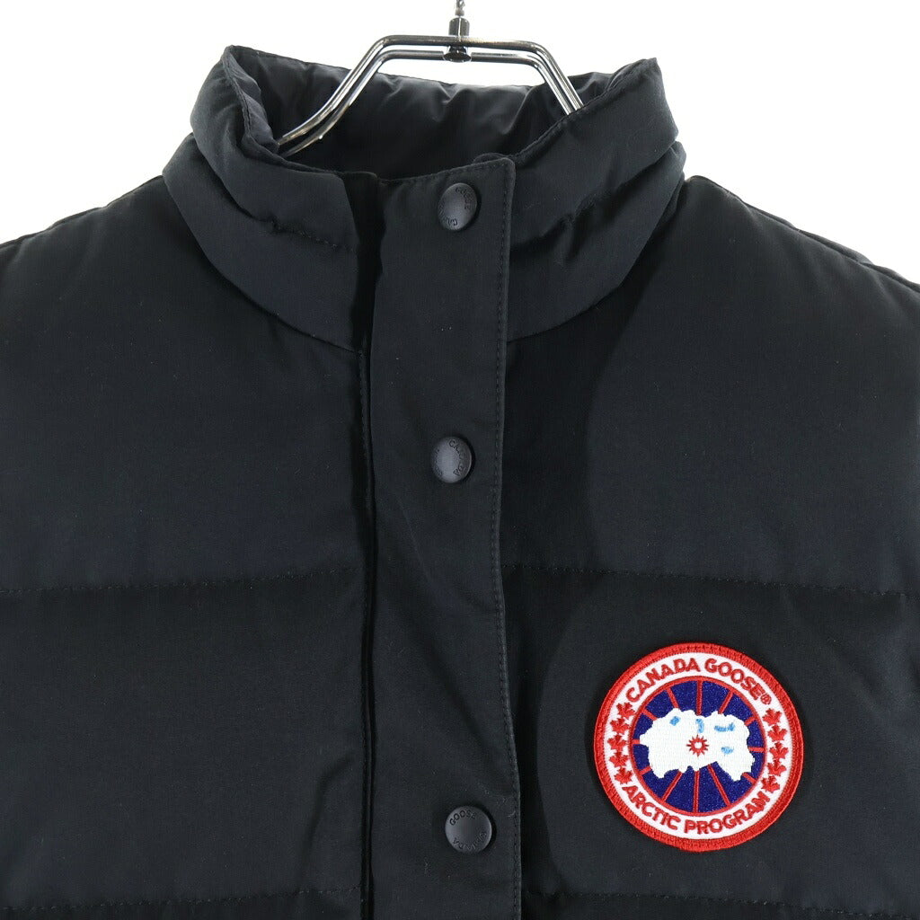 CANADA GOOSE(カナダグース) FREESTYLE VEST ロゴパッチ フリースタイル ダウンベスト ブラック レディース 2832L