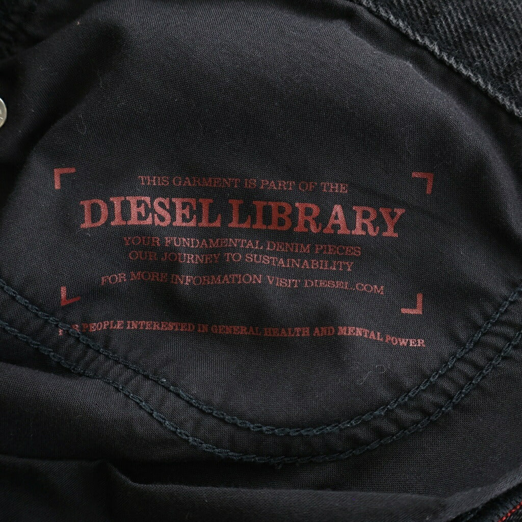 DIESEL(ディーゼル) 2001 D-MACRO マクロ ボタンフライデニムパンツ ブラック A11598