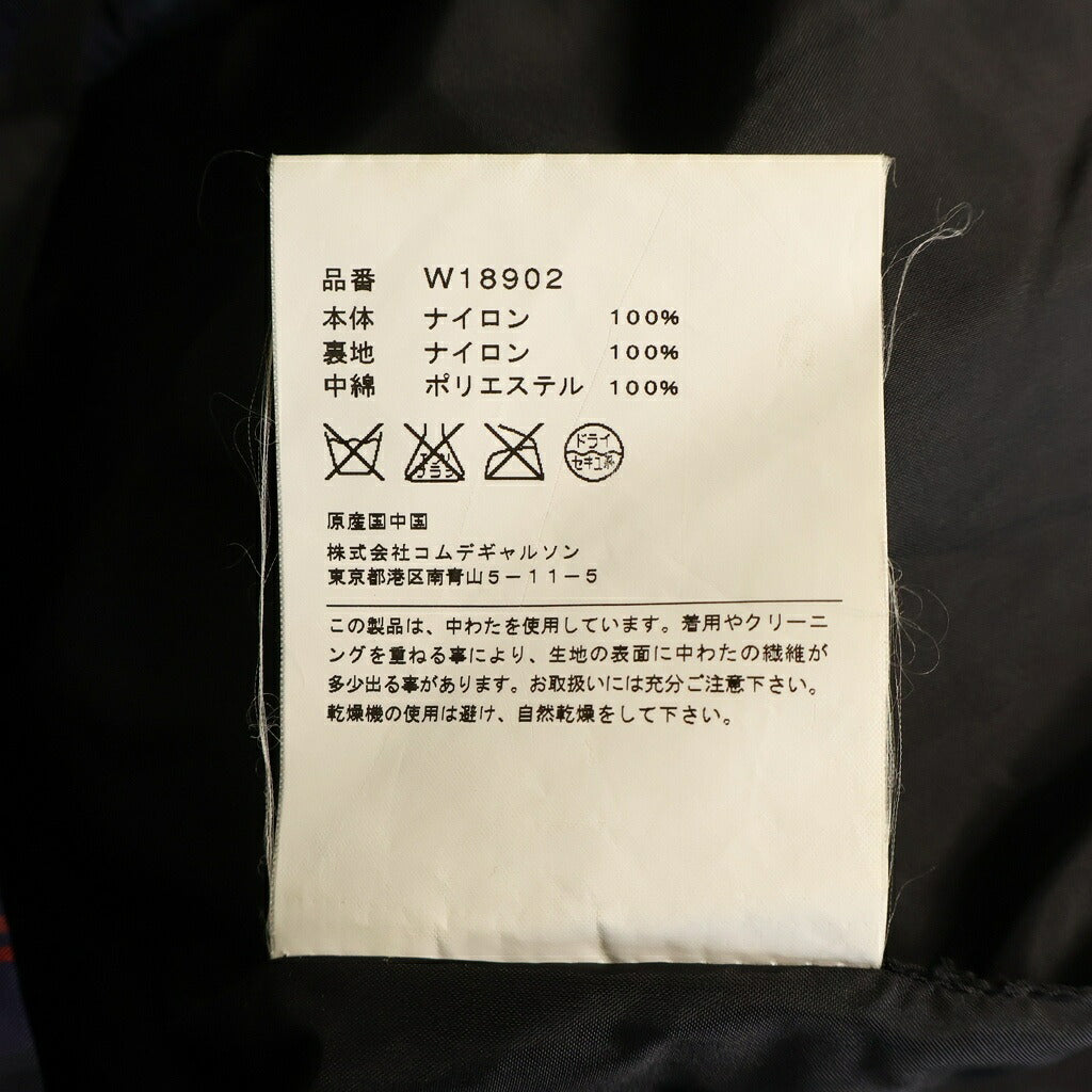 COMME des GARCONS SHIRT(コムデギャルソンシャツ) タータンチェック 中綿ダブルブレストジャケット マルチカラー W18902