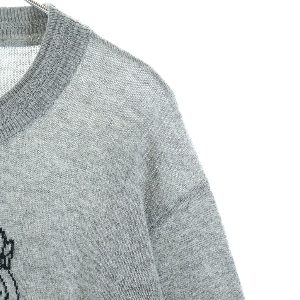 UNDERCOVER(アンダーカバー) 17AW Girl Sweater ガール クルーネックニット セーター グレー UCT4903-2