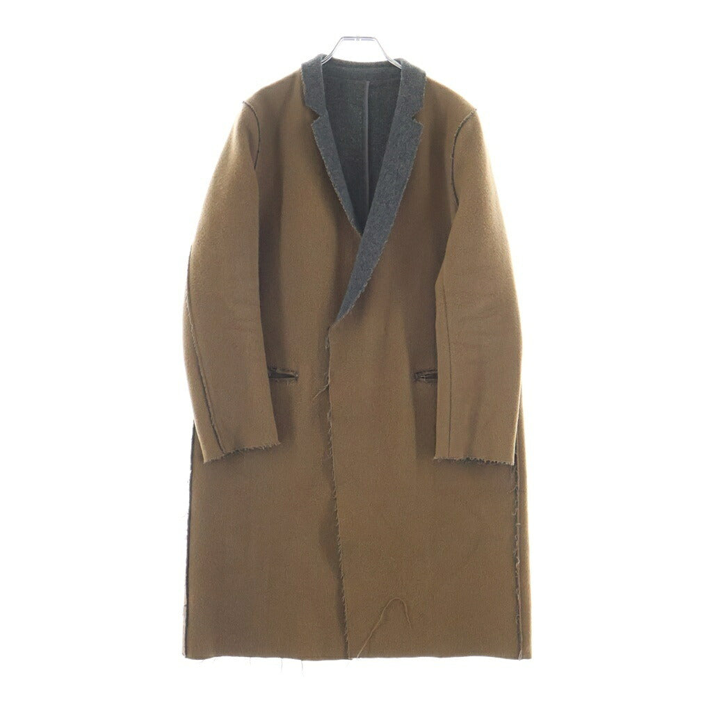UNDERCOVER(アンダーカバー) 16AW ウール カットオフ チェスターコート ブラウン UCR8301