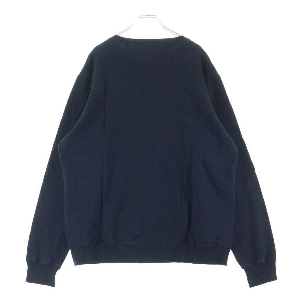 UNDERCOVERISM(アンダーカバイズム) 15AW コットン フロントプリント クルーネックスウェットシャツ トレーナー ブラック UCP7812