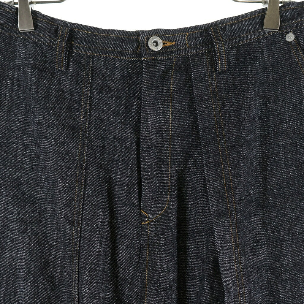 Y's(ワイズ) 8OZ DENIM BACK DROP SAROUEL PANTS バック ドロップ デニム サルエルパンツ レディース インディゴ YV-P95-027
