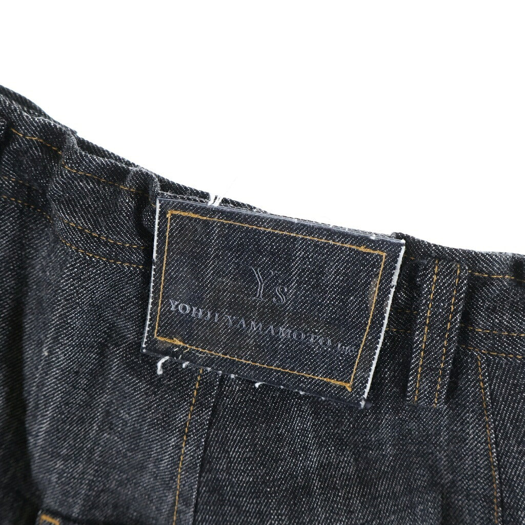 Y's(ワイズ) 8OZ DENIM BACK DROP SAROUEL PANTS バック ドロップ デニム サルエルパンツ レディース インディゴ YV-P95-027