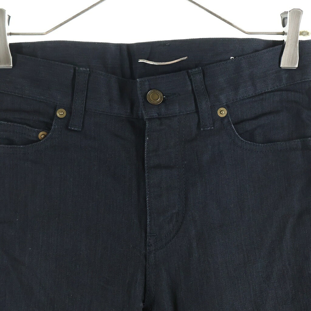 SAINT LAURENT PARIS(サンローランパリ) 16AW エディ期 スリムフィット スキニーデニムパンツ ブラック 398561 YYS02