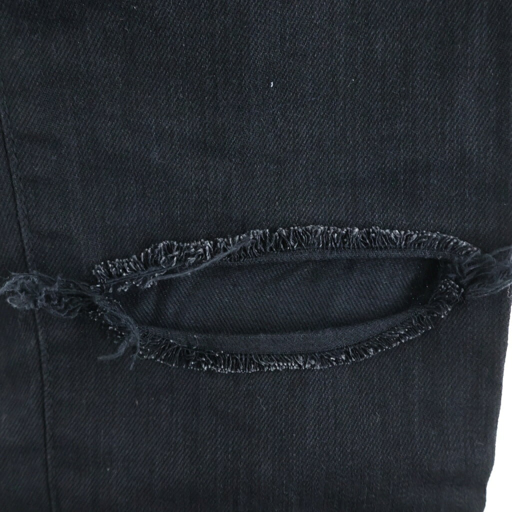 SAINT LAURENT PARIS(サンローランパリ) 16AW エディ期 スリムフィット スキニーデニムパンツ ブラック 398561 YYS02