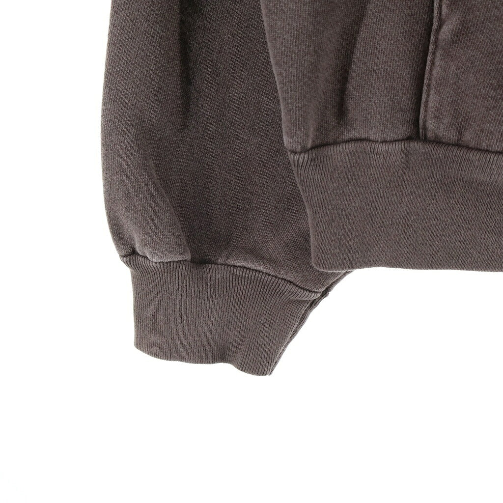 NO BRAND(ノーブランド) colbo(コルボ) LOGO HOODIE ウォッシュ加工 ロゴ刺繍 プルオーバースウェットパーカー フーディー ブラウン W003-202