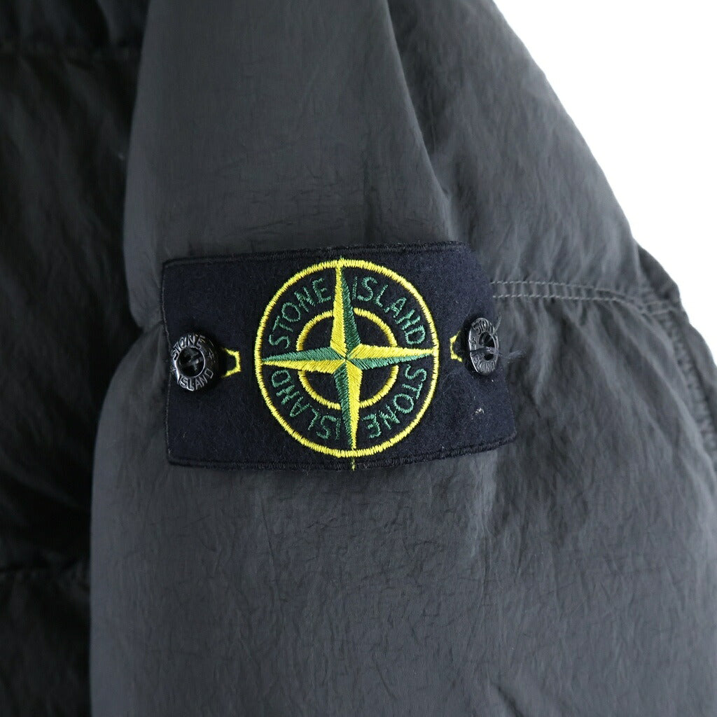 STONE ISLAND(ストーンアイランド) パデッド ロゴワッペン ダウンジャケット ブラック K2S154100124S0019