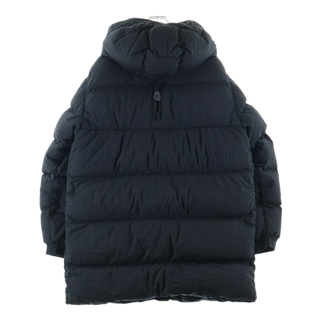 STONE ISLAND(ストーンアイランド) MACRO RIPSTOP METAL IN ECONYL REGENERATED NYLON DOWN-TC JACKET ロングダウンコート ジャケット ブラック 791571432