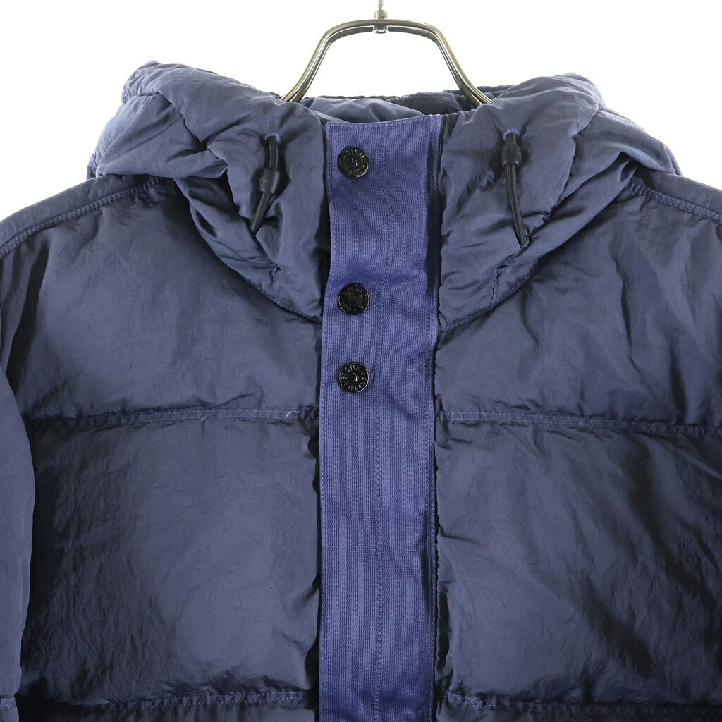 STONE ISLAND(ストーンアイランド) NYLON METAL DOWN JACKET ナイロン メタル フーデッドダウンジャケット ネイビー 811541419