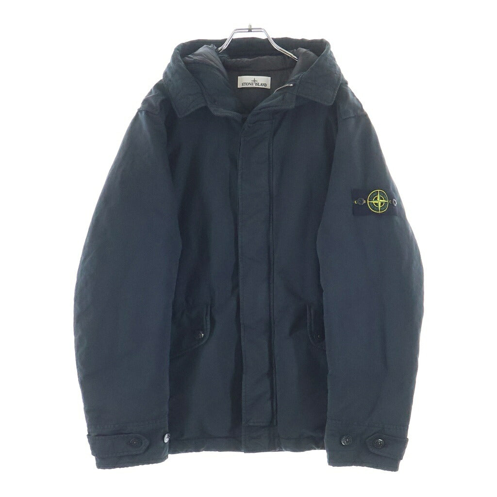 STONE ISLAND(ストーンアイランド) 23AW DAVID-TC DOWN ハイネック フーデッドダウンジャケット ダークグリーン 791541349