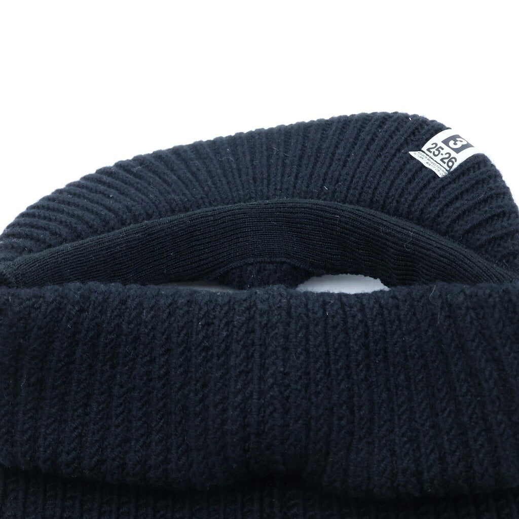 MAISON MIHARAYASUHIRO(メゾンミハラヤスヒロ) ×CA4LA MASKED CAT VISOR KNIT CAP カシラ マスクド バイザー ニットキャップ 帽子 ブラック A15AC402-0