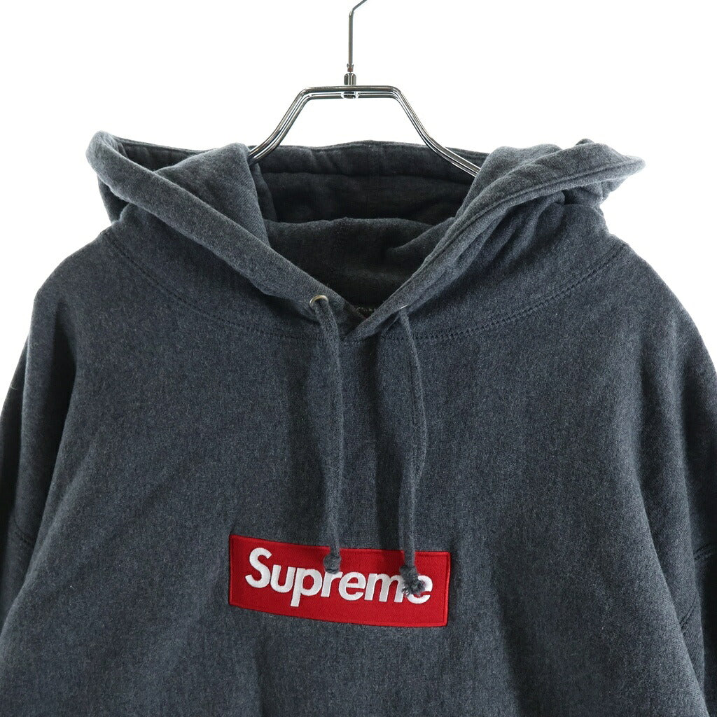 SUPREME(シュプリーム) 21AW Box Logo Hooded Sweatshirt ボックスロゴ プルオーバースウェットパーカー フーディー グレー
