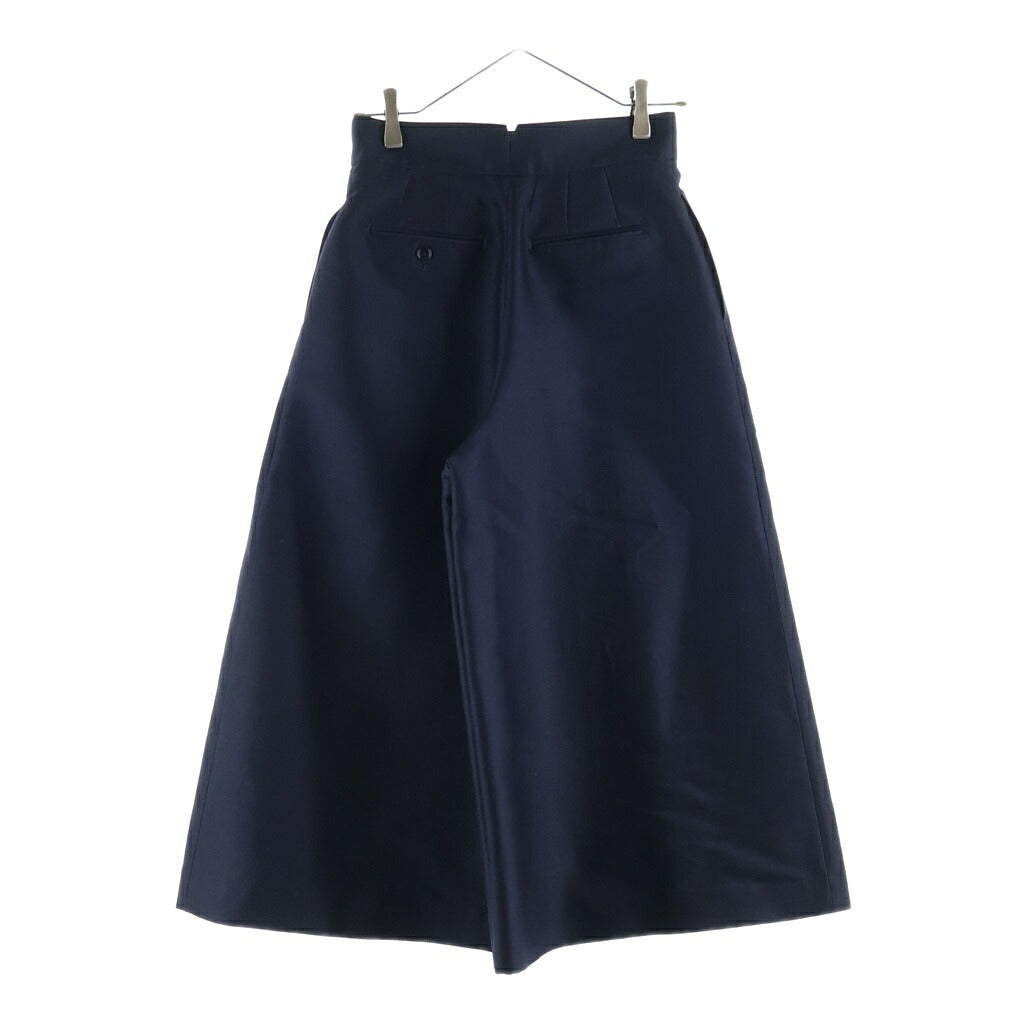 NO BRAND(ノーブランド) SHE TOKYO(シートーキョー) 2タック ジップフライ ワイドパンツ ブラック レディース S-SK-250