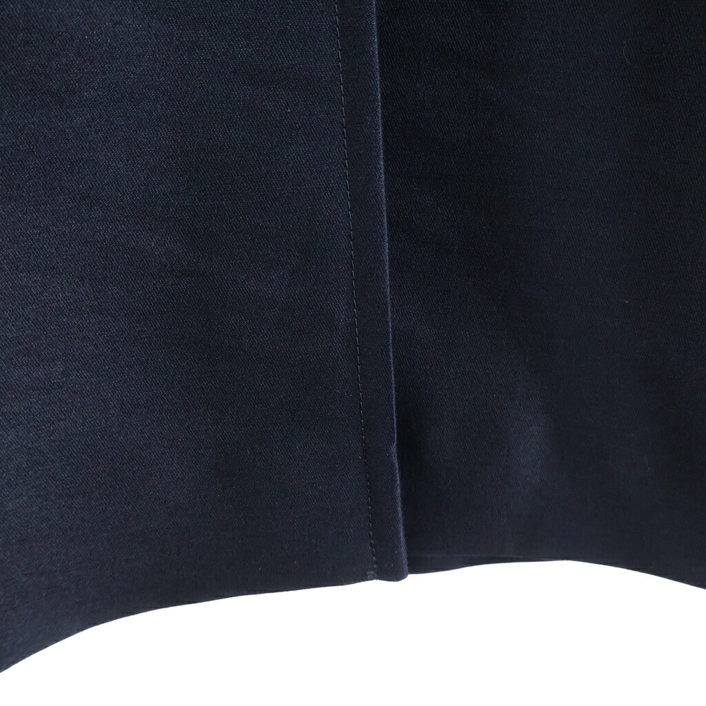 NO BRAND(ノーブランド) SHE TOKYO(シートーキョー) 2タック ジップフライ ワイドパンツ ブラック レディース S-SK-250