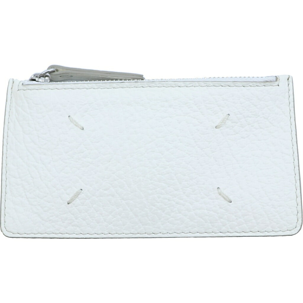 Maison Margiela(メゾンマルジェラ) 4ステッチ フラグメントケース レザーカードケース ホワイト S56UI143 P4455