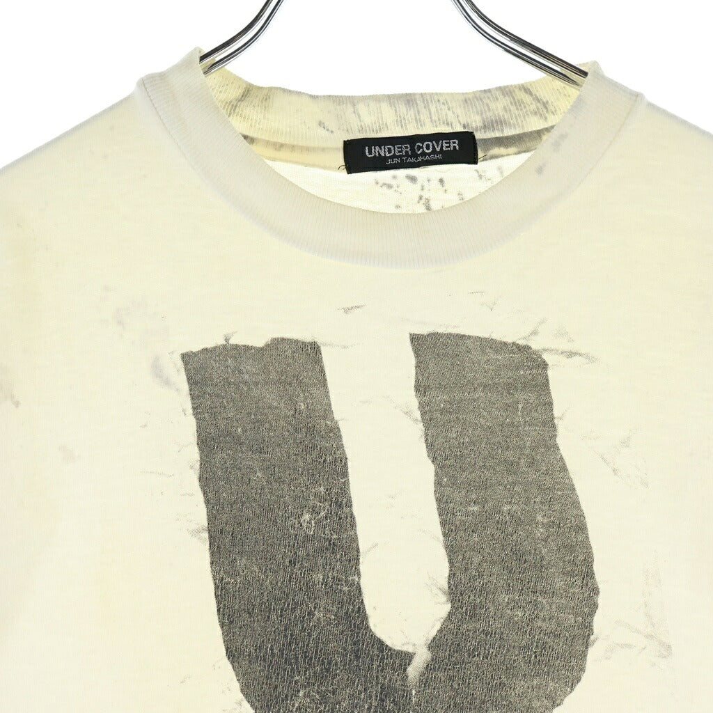 UNDERCOVER(アンダーカバー) 94AW ARCHIVE ロゴプリント クルーネック 半袖Tシャツ カットソー ホワイト アーカイブ