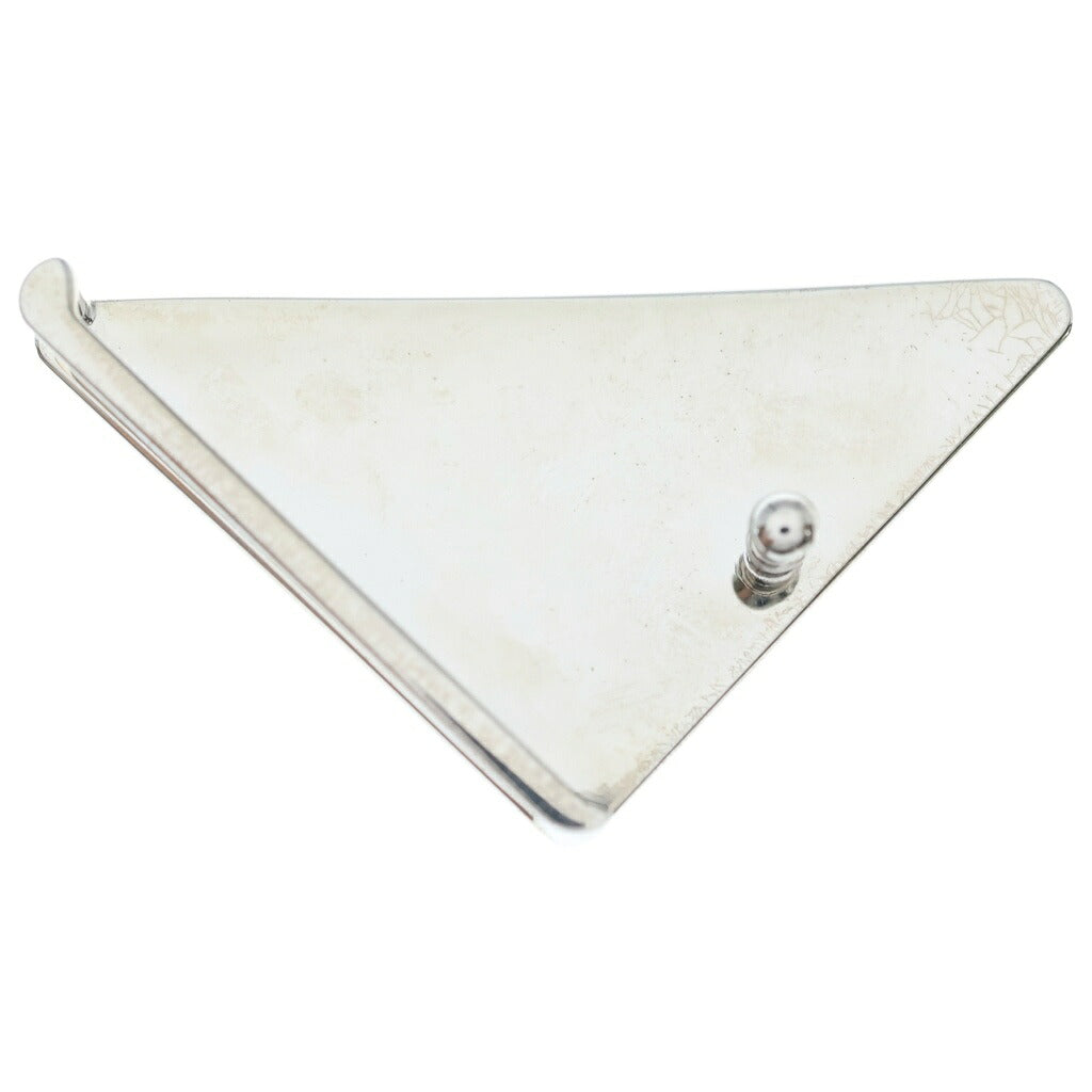 PRADA(プラダ) TRIANGLE LOGO METAL BELT BUCKLE トライアングルロゴ メタルベルトバックル ブラウン 2CF022