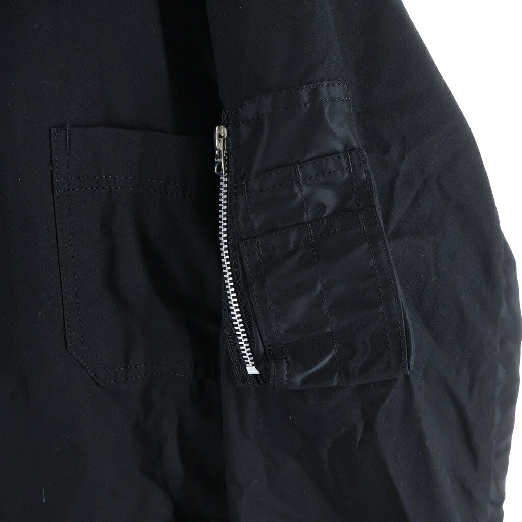 Sacai(サカイ) COTTON NYLON OXFORD JACKET コットンナイロン オックスフォードジャケット ブラック SCM-315