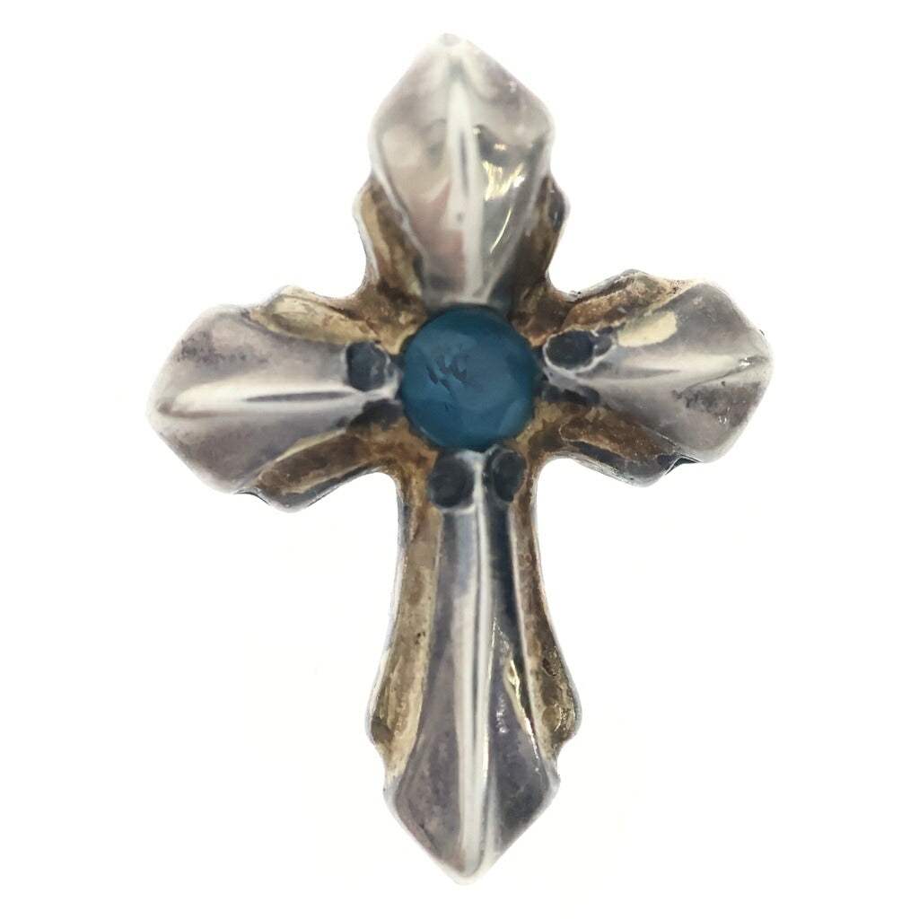 Bill Wall Leather/BWL(ビルウォールレザー) 2005 CROSS PENDANT カスタム 石入り クロスペンダント チャーム シルバー