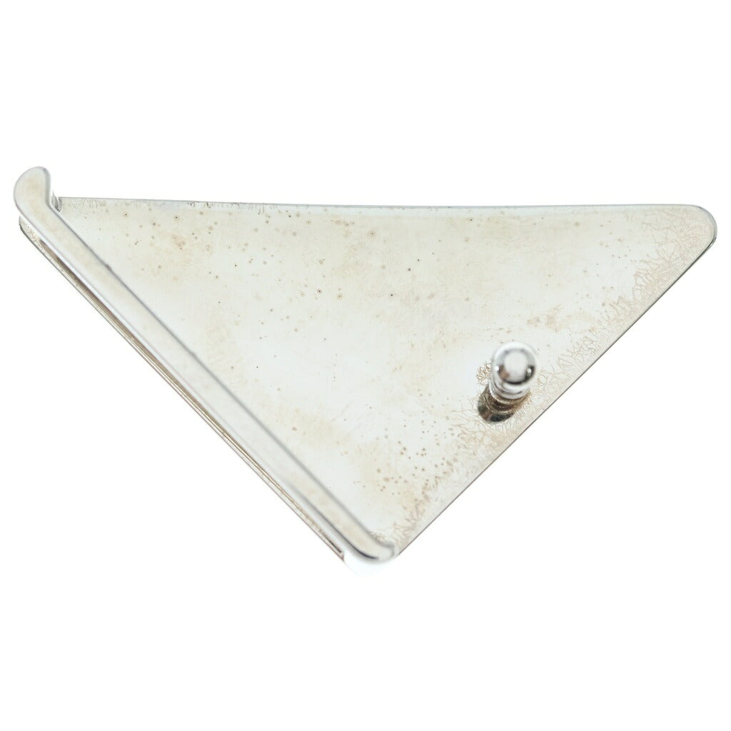 PRADA(プラダ) TRIANGLE LOGO METAL BELT BUCKLE トライアングルロゴ メタルベルトバックル ブラウン 2CF022