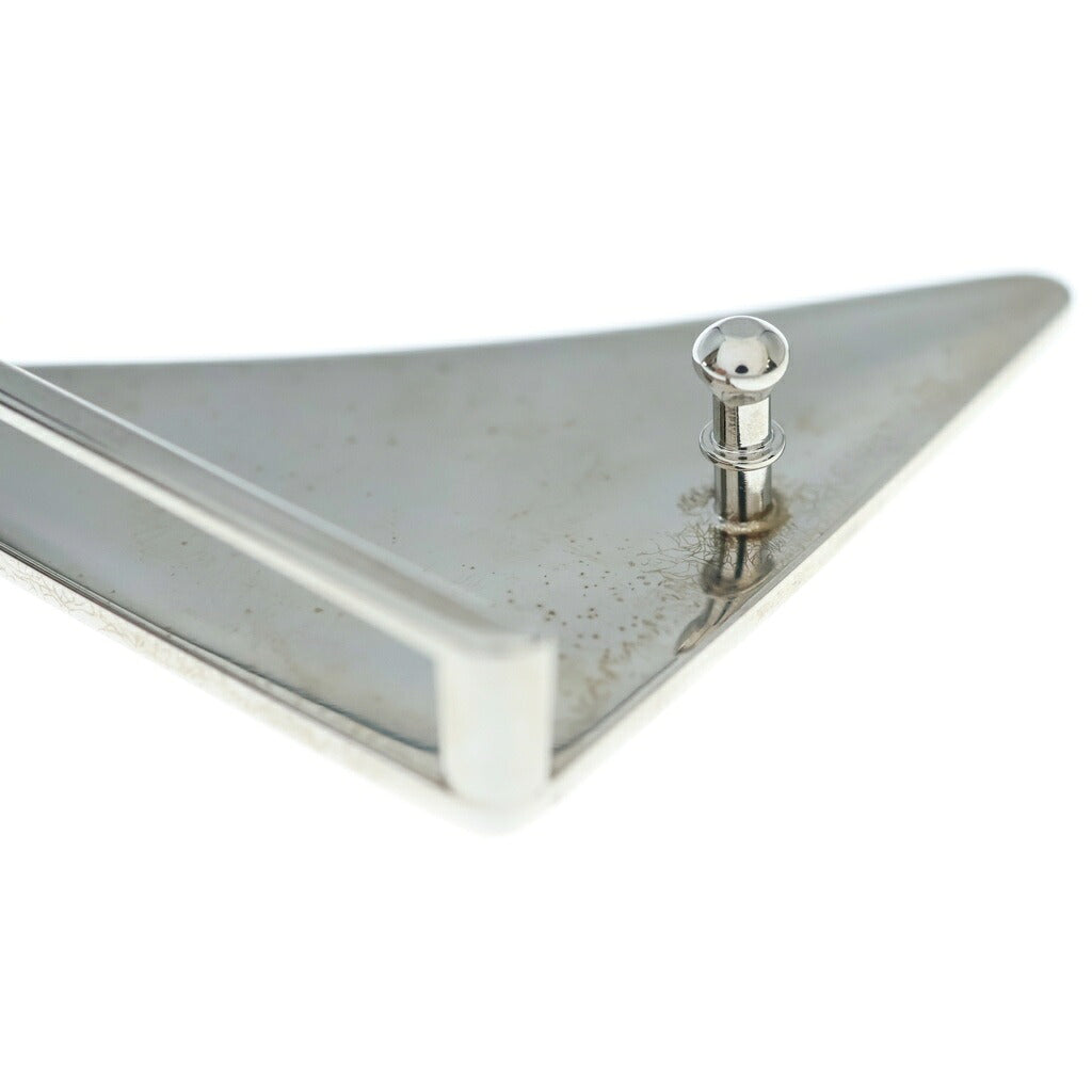 PRADA(プラダ) TRIANGLE LOGO METAL BELT BUCKLE トライアングルロゴ メタルベルトバックル ブラウン 2CF022