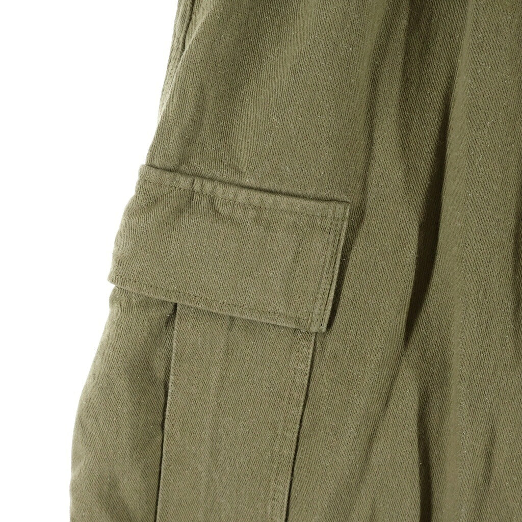 doublet(ダブレット) 22SS SILK TWILL MILITARY PANTS カットオフ シルクツイル ミリタリーパンツ カーキ 22SS15PT173
