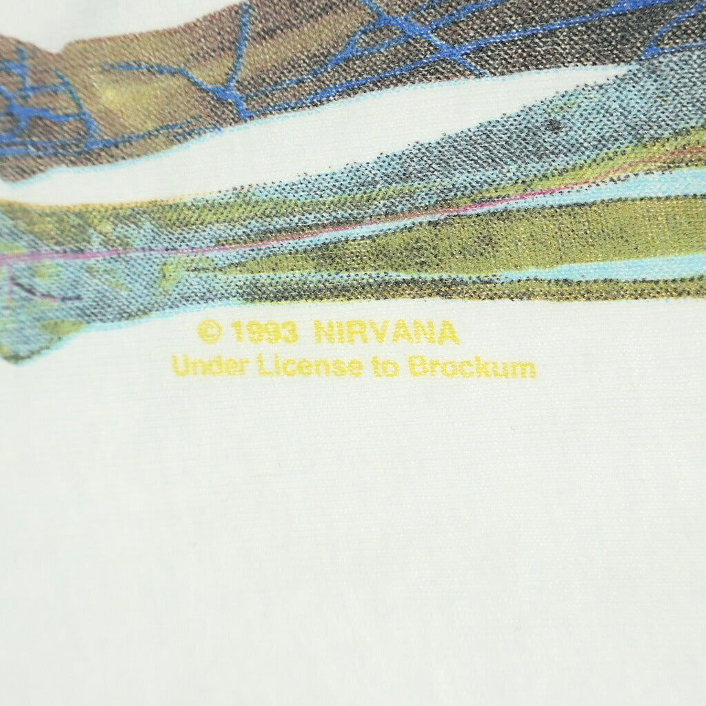 VINTAGE(ヴィンテージ) 90S VINTAGE NIRVANA IN UTERO TEE ニルヴァーナ インユーテロ ヴィンテージ プリント 半袖Tシャツ カットソー ホワイト