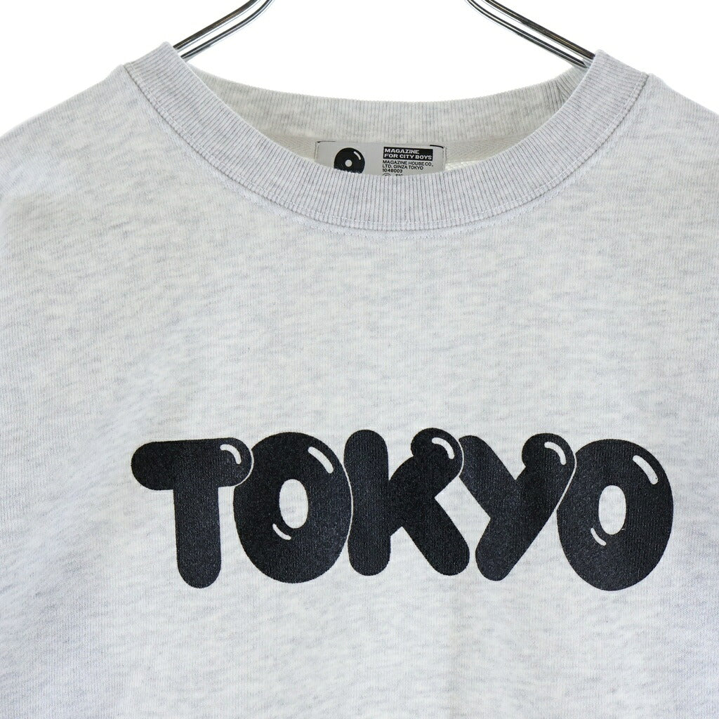 NO BRAND(ノーブランド) POPEYE P-City SWEAT TOKYO 50th Anniversary ポパイ 50周年記念 東京 シティスウェット ホワイト