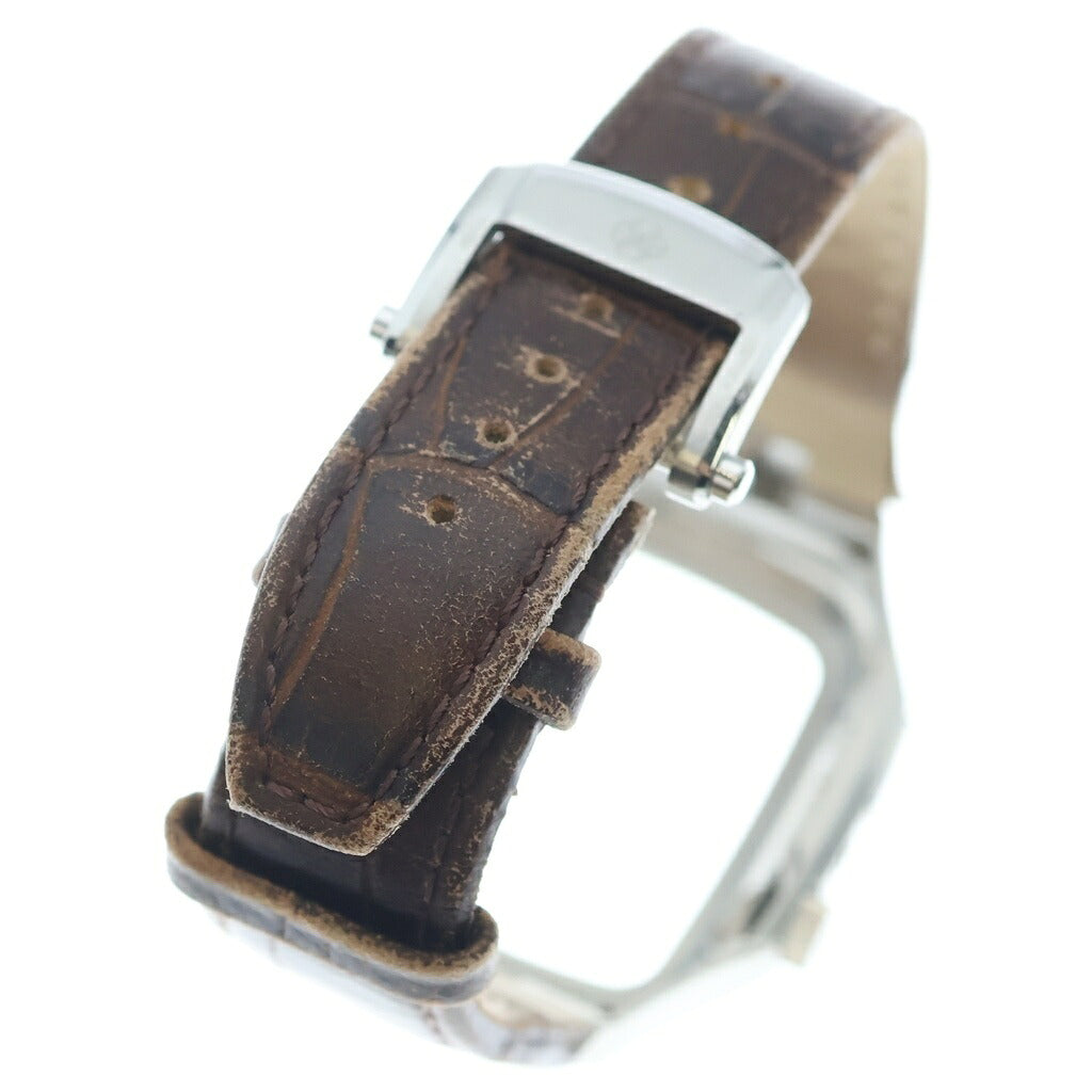 GOLDEN CONCEPT(ゴールデンコンセプト) CL-44 APPLE WATCH CASE レザー ステンレススチール アップルウォッチケース バンド シルバー/ブラウン