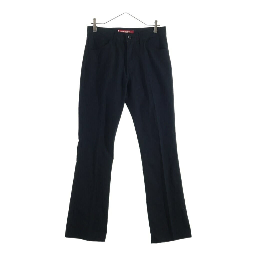 JUNYA WATANABE COMME des GARCONS(ジュンヤワタナベ コムデギャルソン) 01AW ×Levi's AD2001 ジップフライ ウール フレア スラックス パンツ ブラック WE-P031